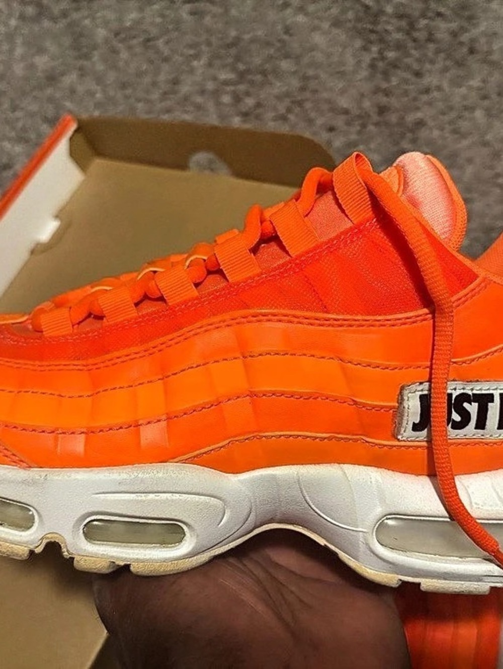 Nike Air Max 95 Orange & White US 11